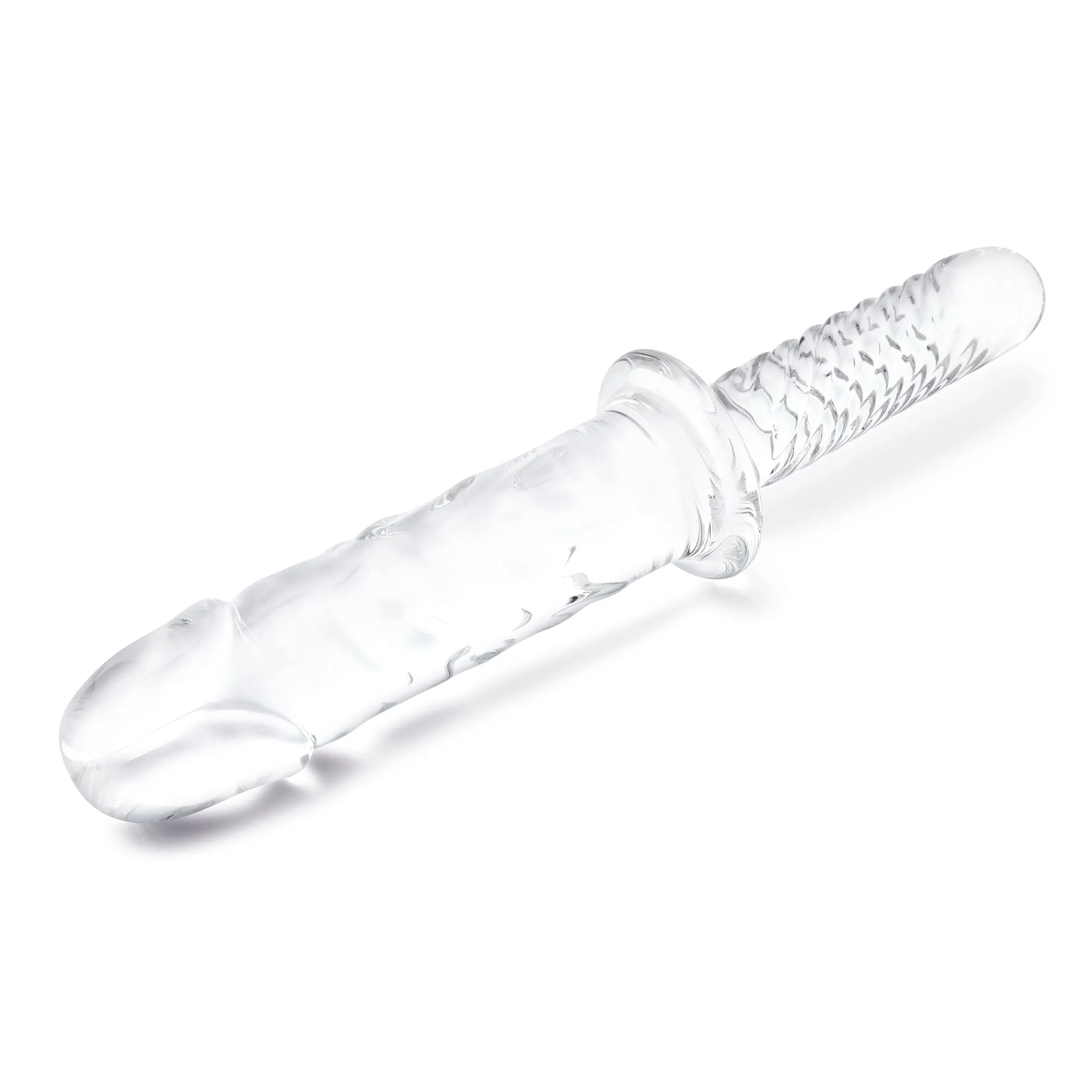 11" Girthy Cock Double Ended With Handle