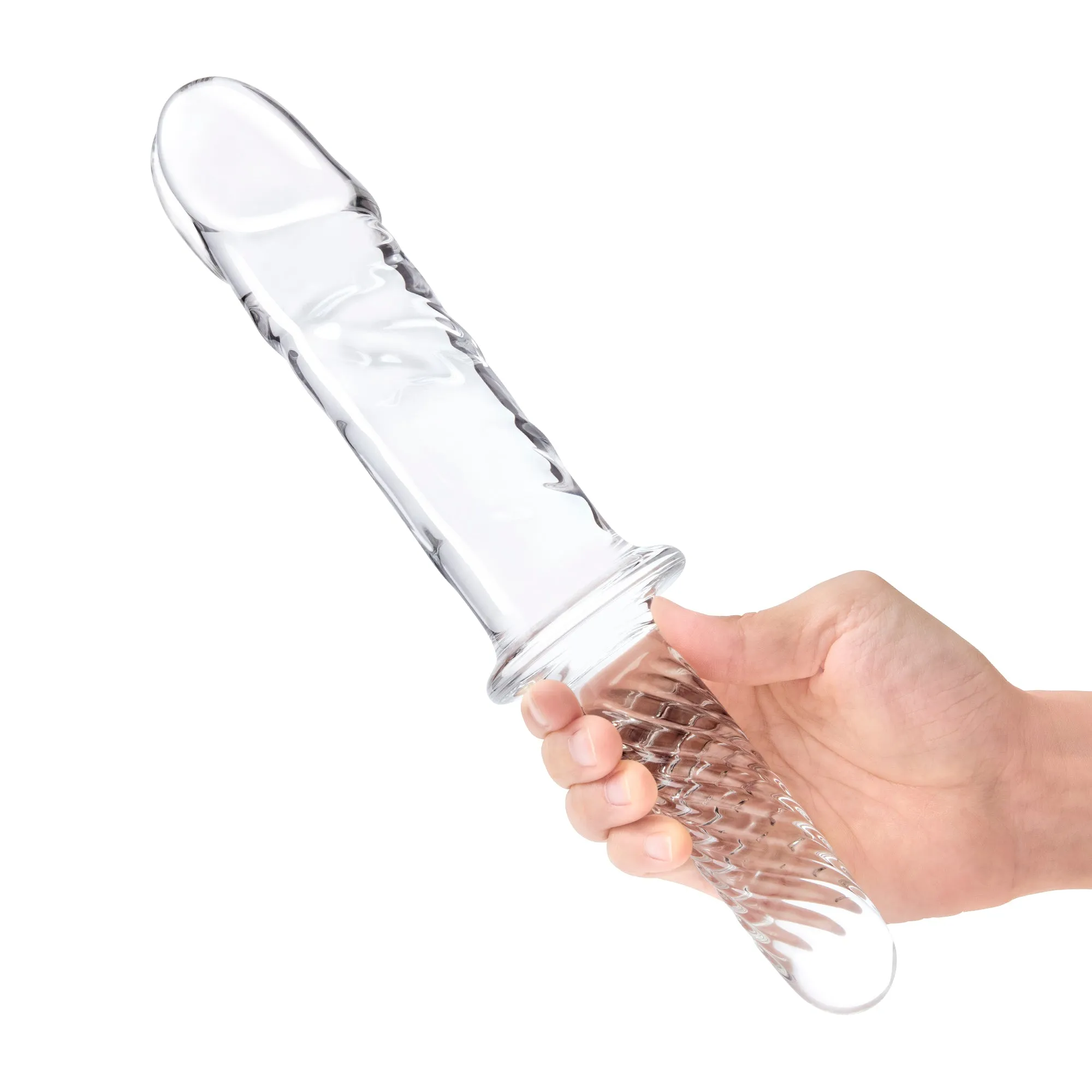11" Girthy Cock Double Ended With Handle