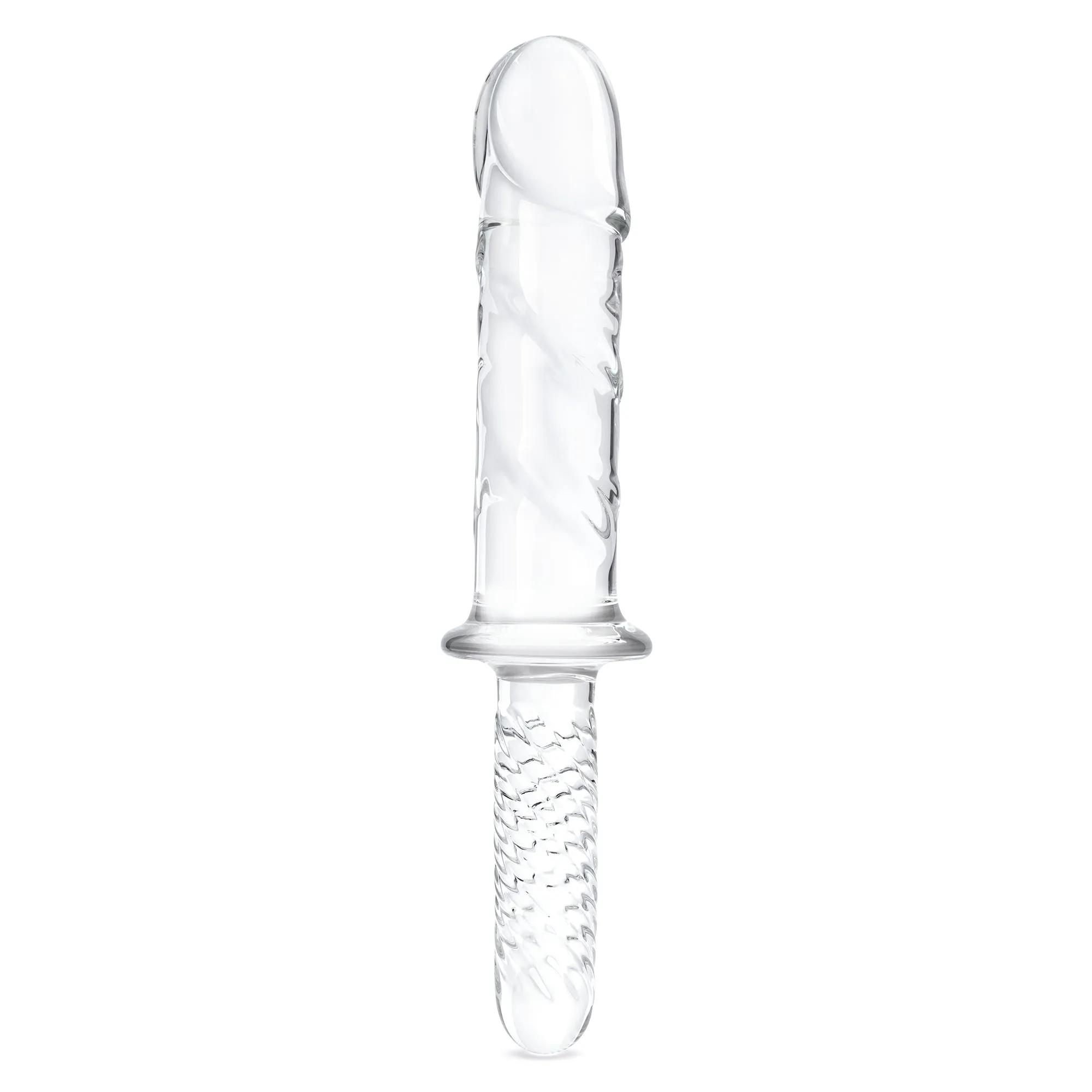 11" Girthy Cock Double Ended With Handle