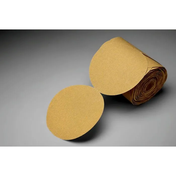 3M™ Stikit™ Gold Paper Disc Roll 216U, 6 in x NH P80 A-weight, 125 discs per roll 10 rolls per case