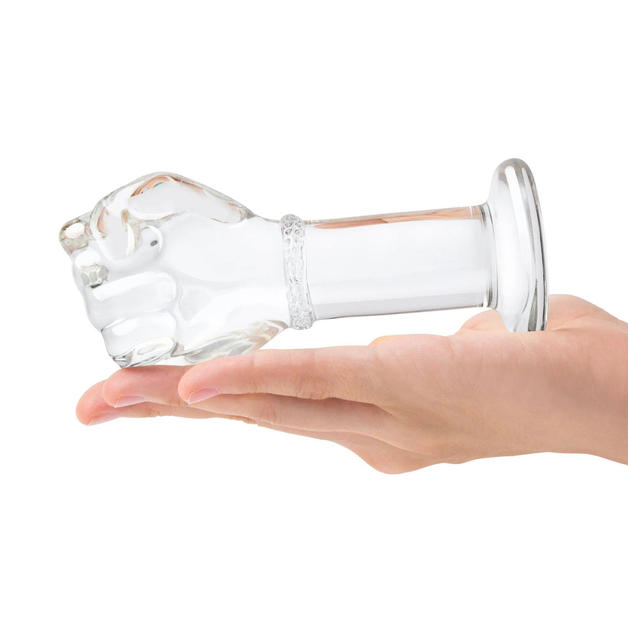 5" Glass Fist Butt Plug