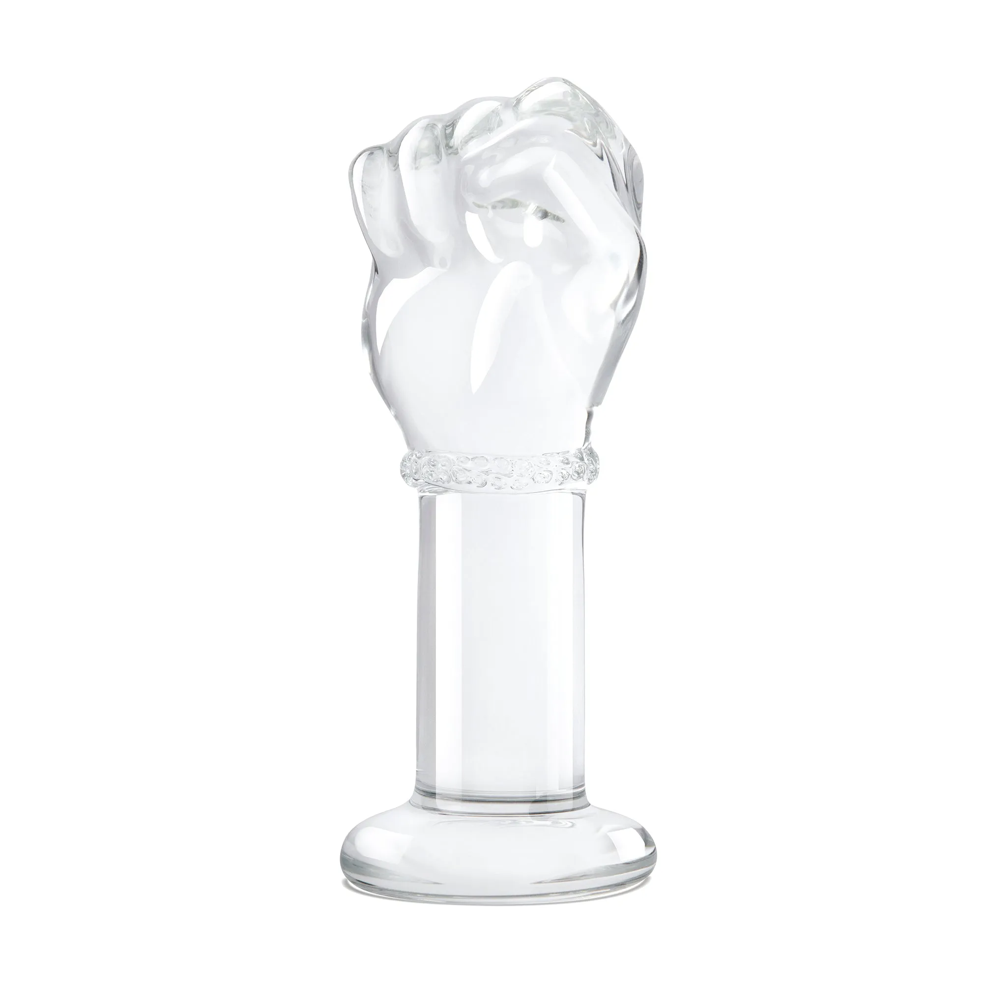 5" Glass Fist Butt Plug