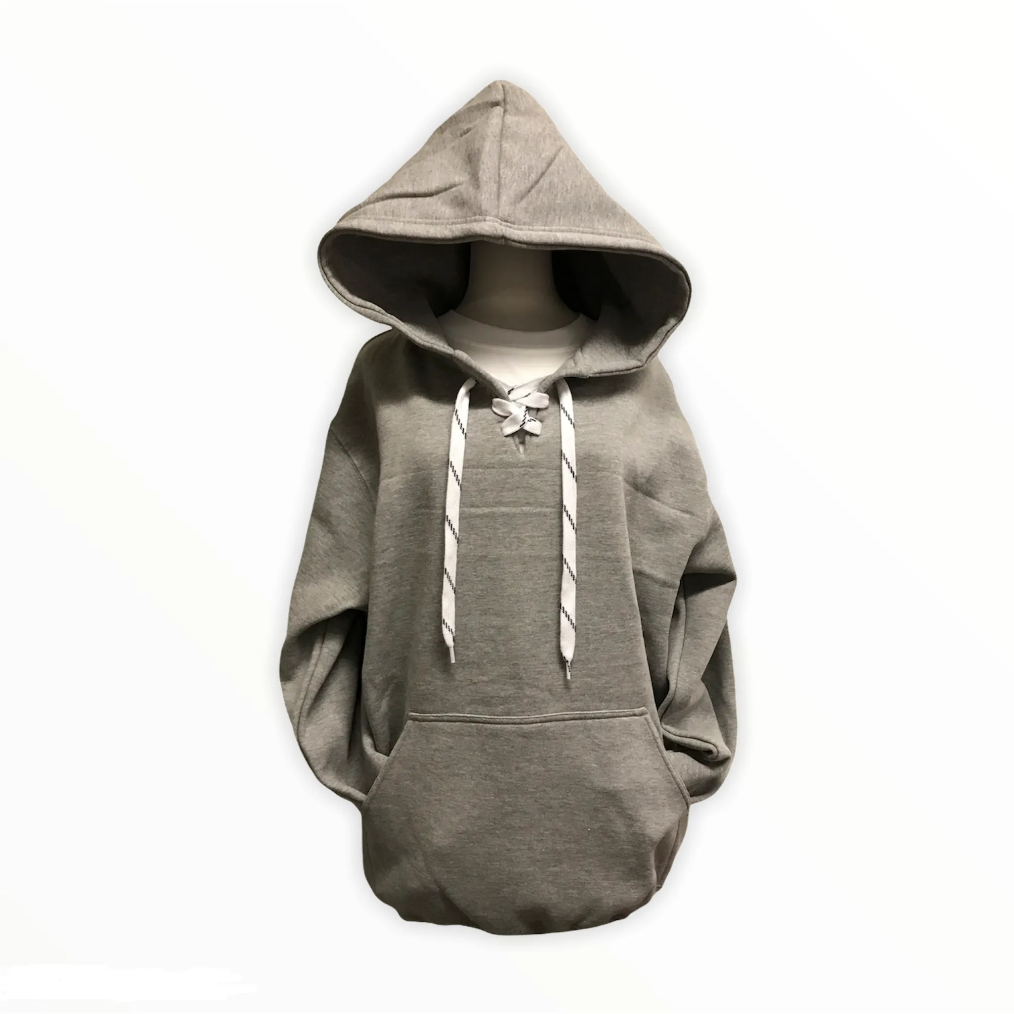 #9801 Hockey Style Hooded Pullover Sweatshirt