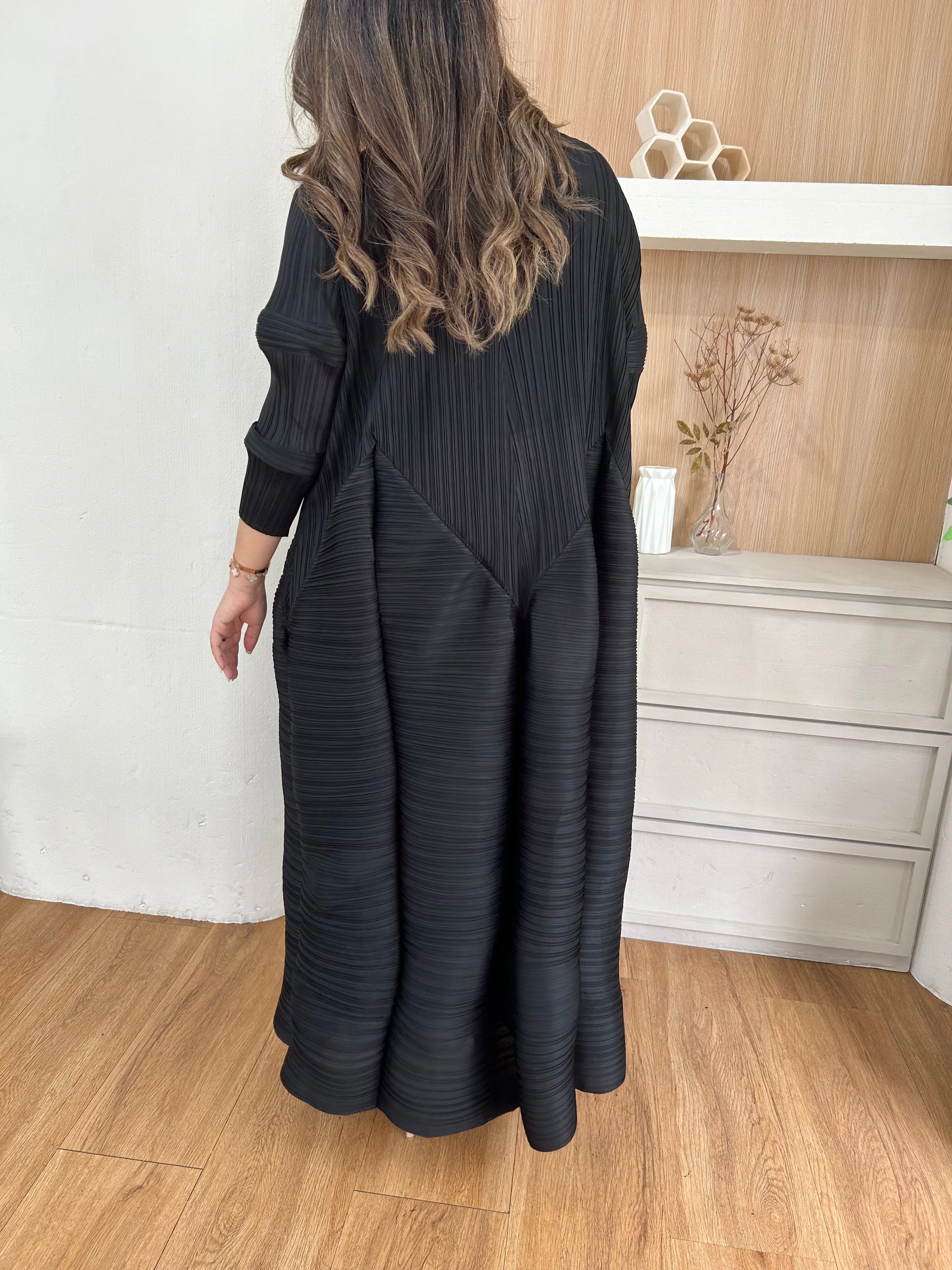 Abaya  With Circular Folds
