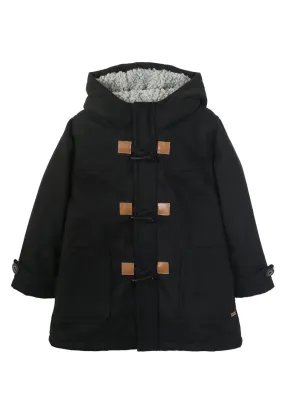 Abrigo Julian Niño Negro Black and Blue