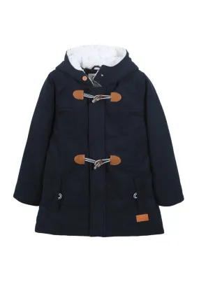 Abrigo Khai Niño Azul marino Black and Blue
