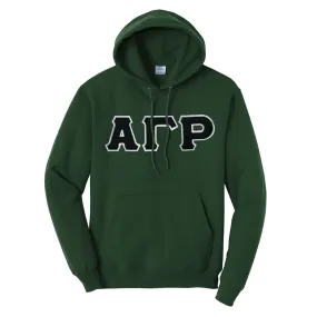 AGR Forest Hoodie with Sewn On Letters