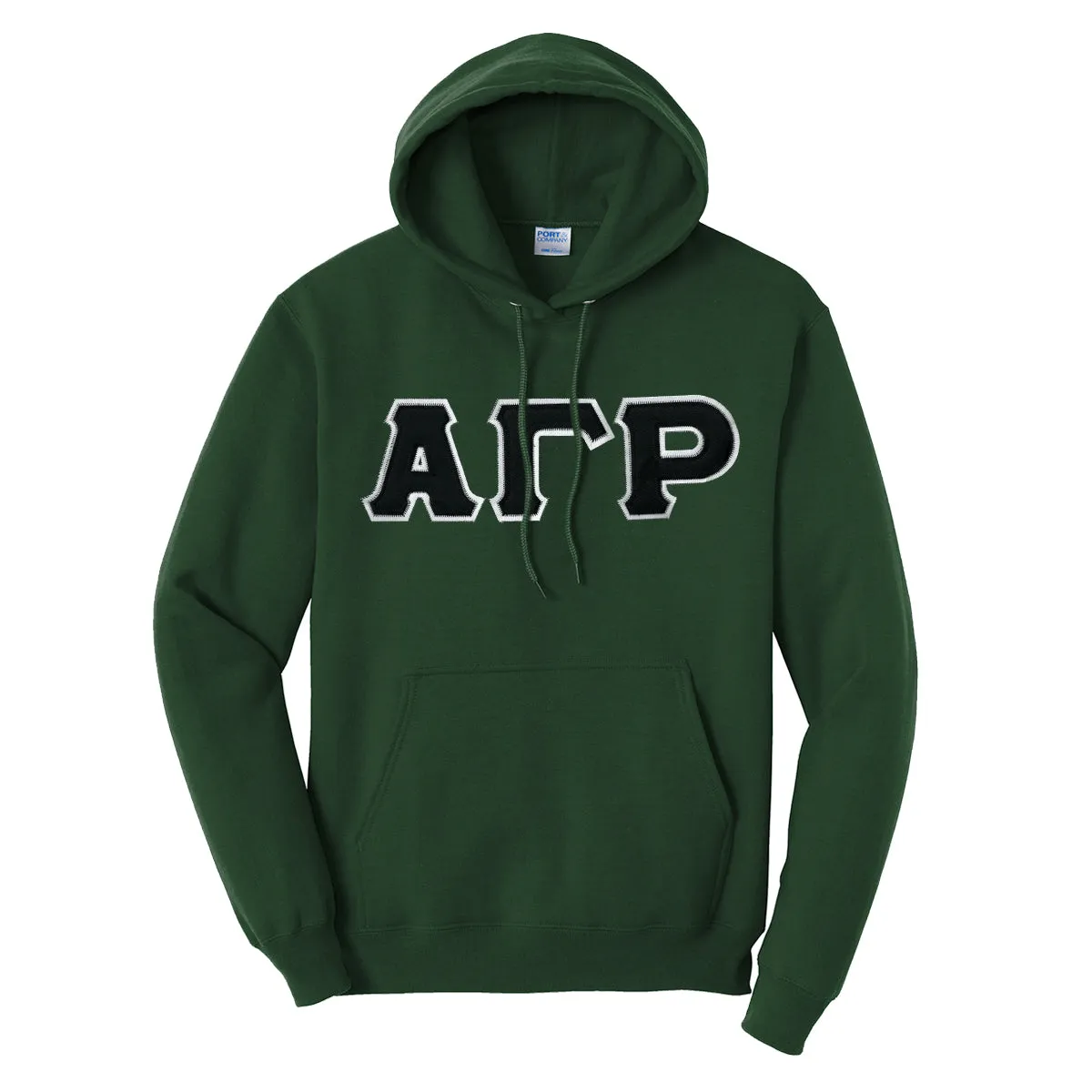 AGR Forest Hoodie with Sewn On Letters