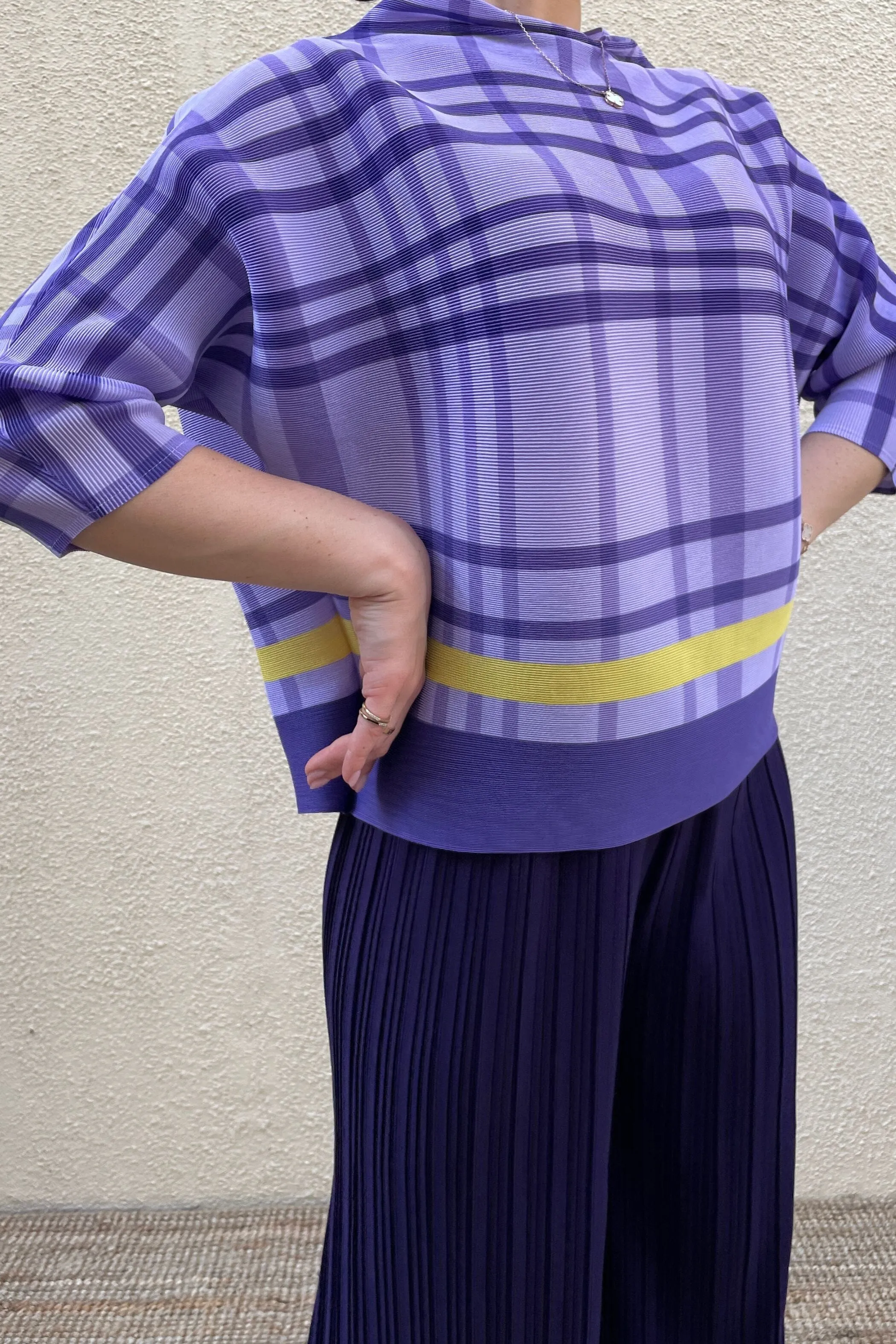 Aliyah 3/4 Sleeve With Checkered Top