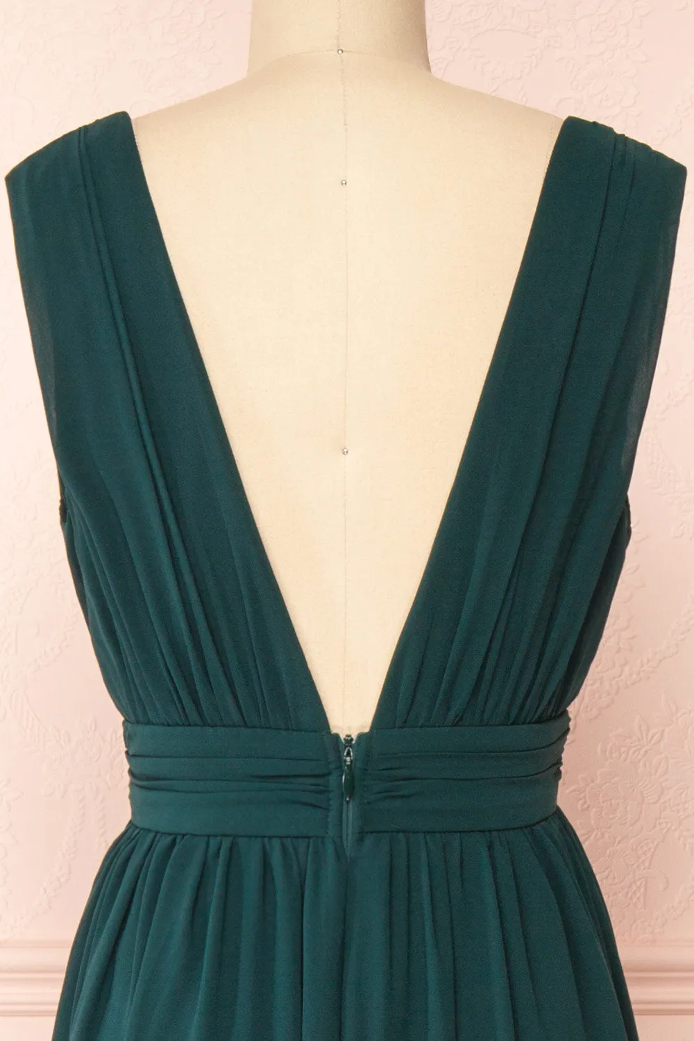 Animos Emerald | V-Neck Maxi Dress