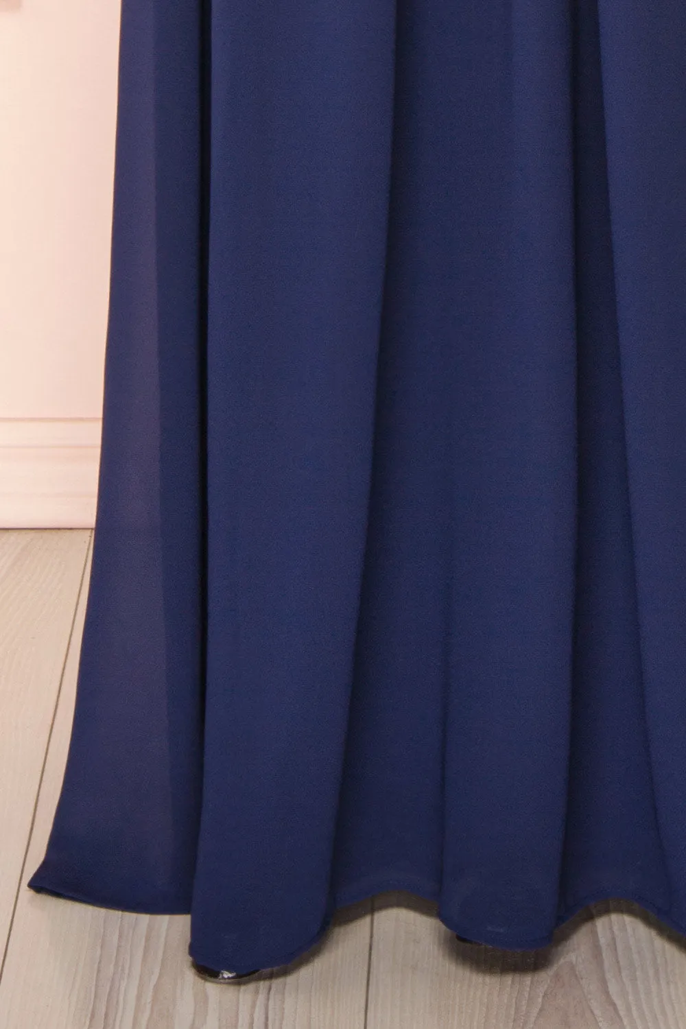 Animos Navy | V-Neck Maxi Dress