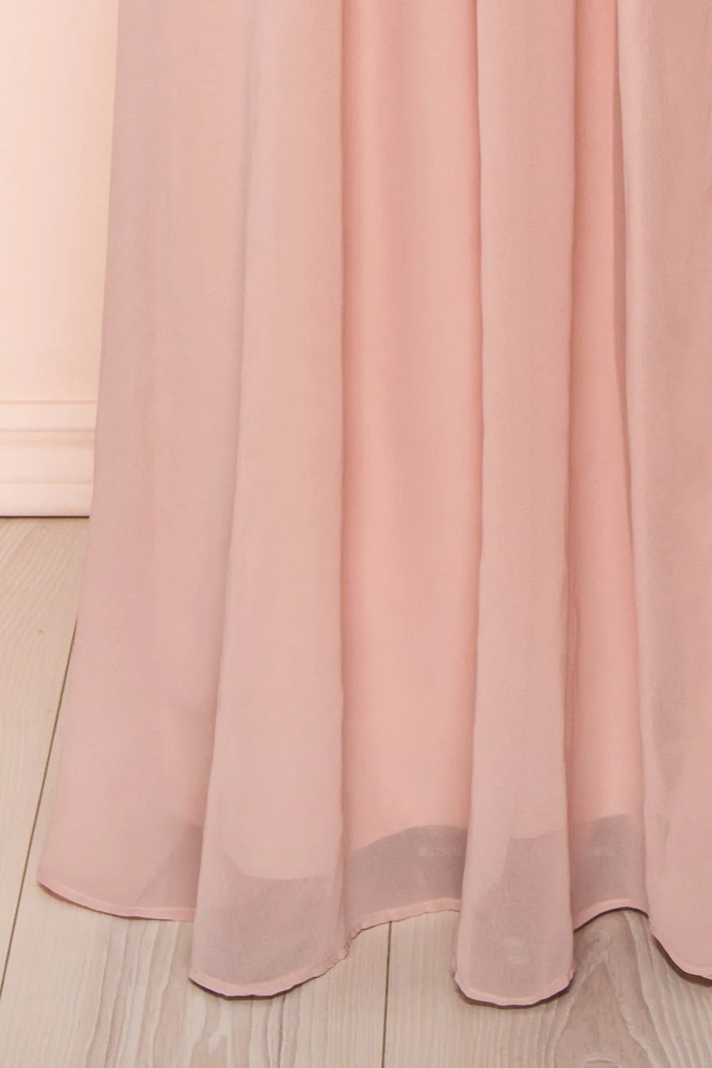 Animos Taupe | V-Neck Maxi Dress