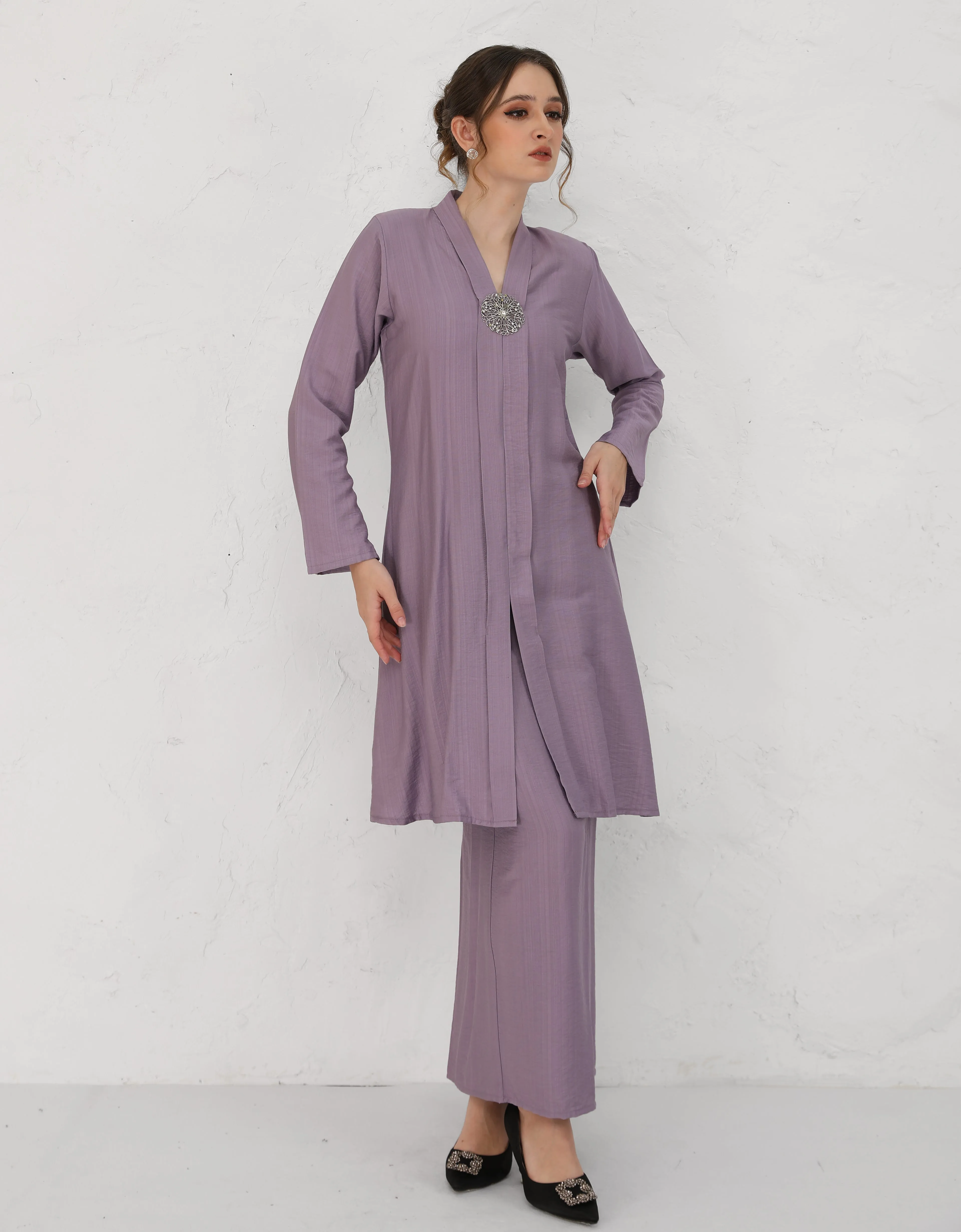 BAJU KEBAYA ADENA (DUSTY LILAC)