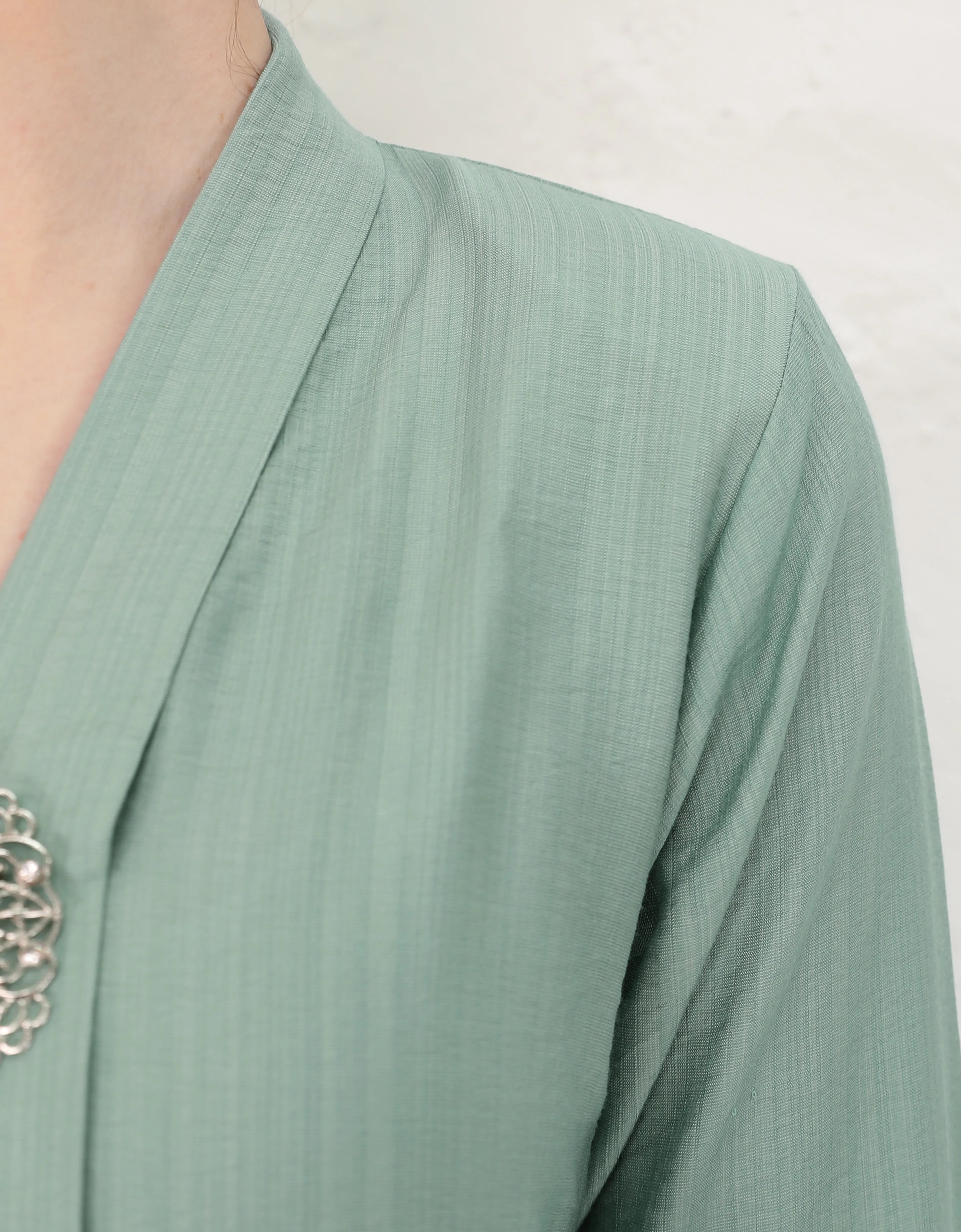 BAJU KEBAYA ADENA (DUSTY MINT)