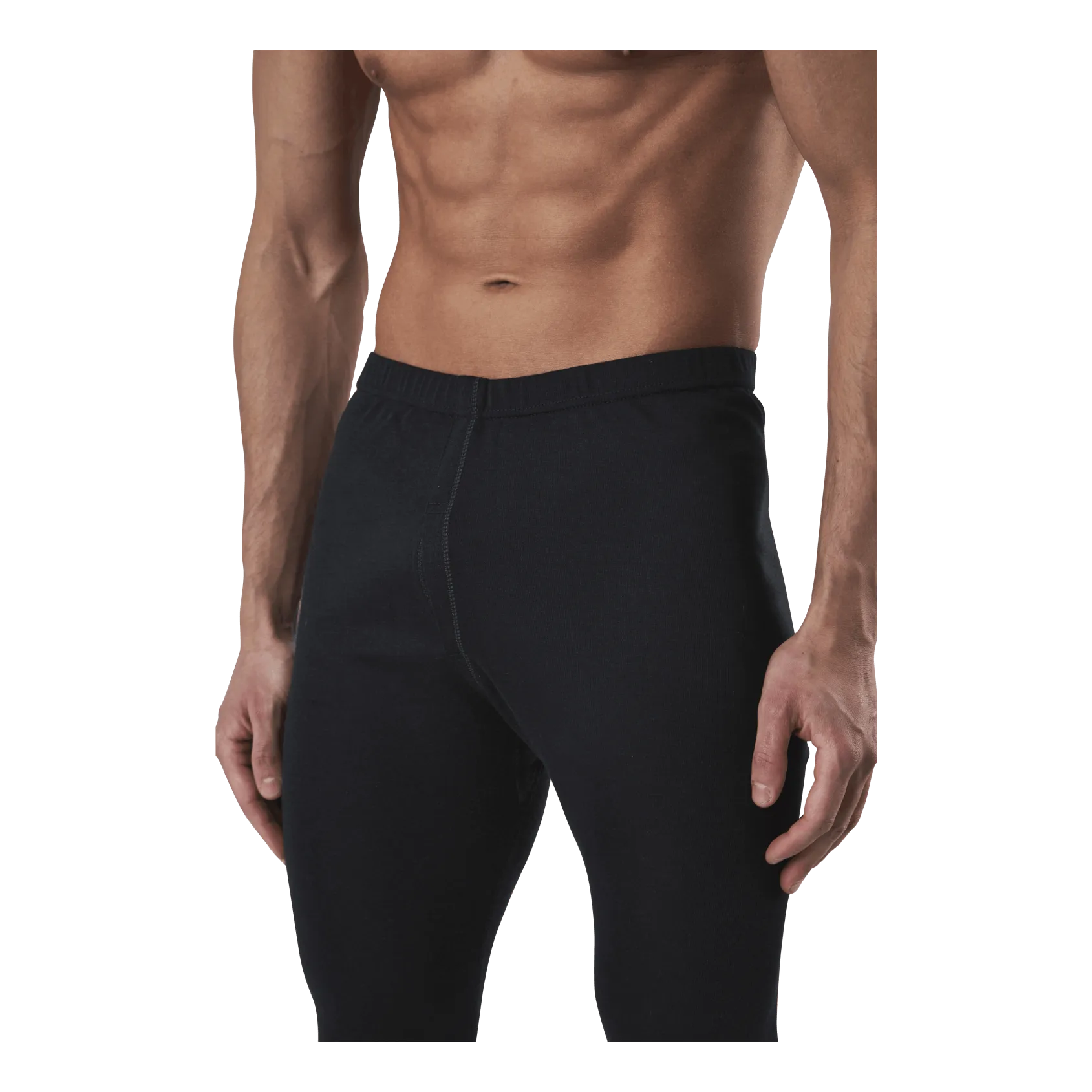 Bjorn Long Bottom 100% Merino Wool Black