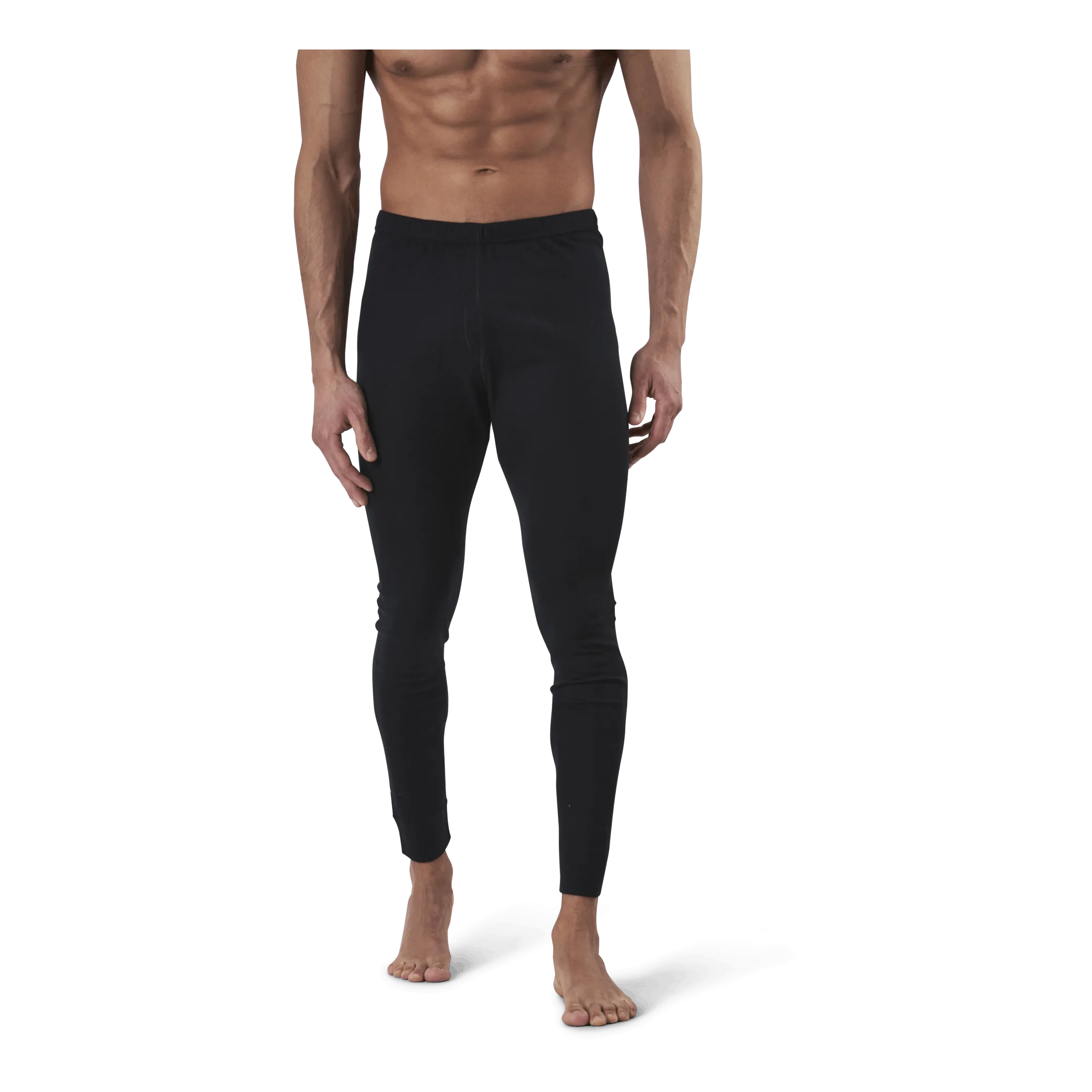 Bjorn Long Bottom 100% Merino Wool Black