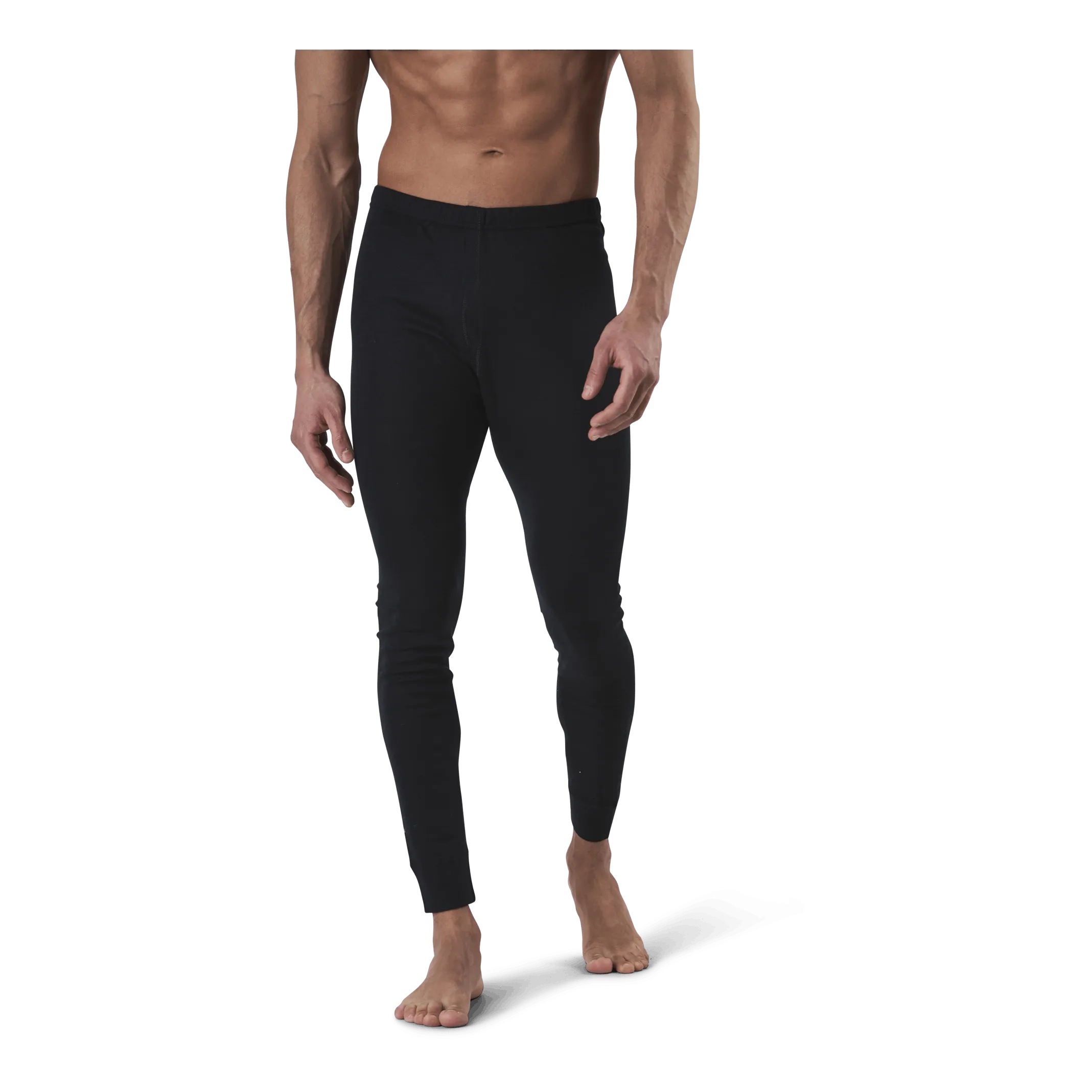 Bjorn Long Bottom 100% Merino Wool Black