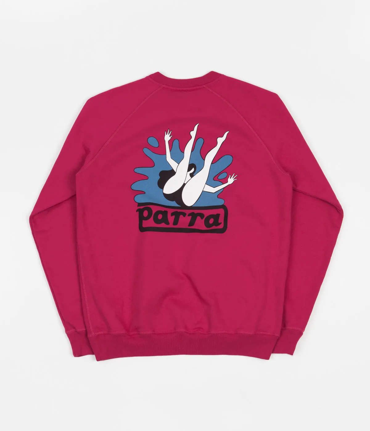 by Parra Water Park Crewneck Sweatshirt - Purple
