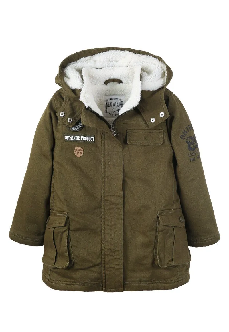 Chaqueta Apolo Niño Verde militar Black and Blue