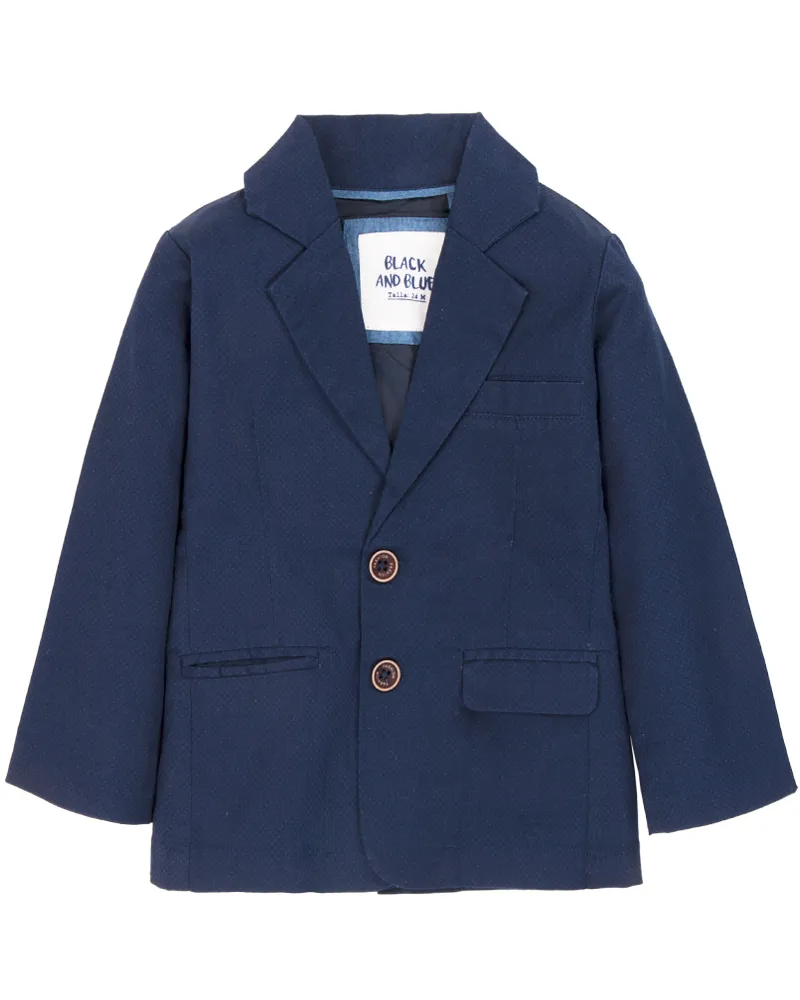 Chaqueta Morgan Niño Azul piedra Black and Blue