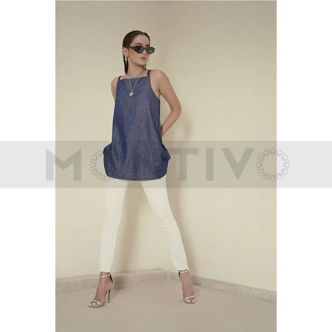 Denim Tank Top Dress
