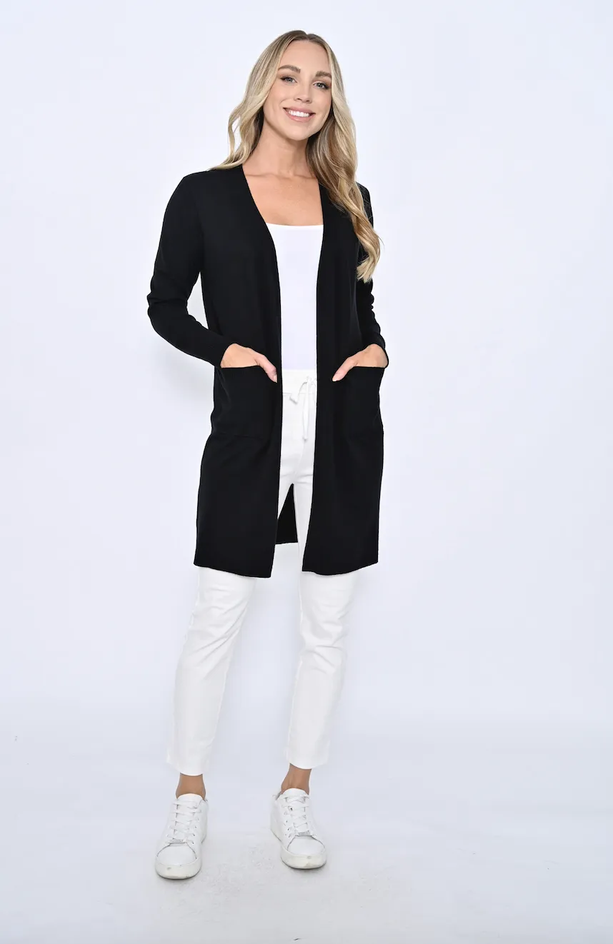 Fiona Knit Cardigan Black