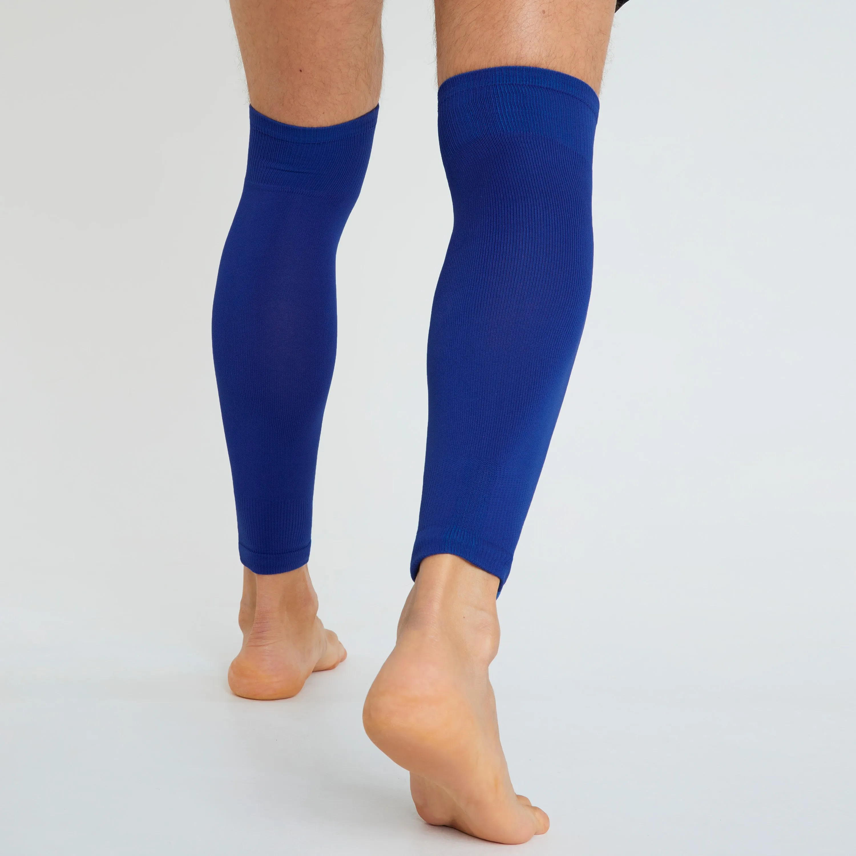Football Sock Sleeves for Men and Teenagers - Leg Warmers Shin Guard Sleeves