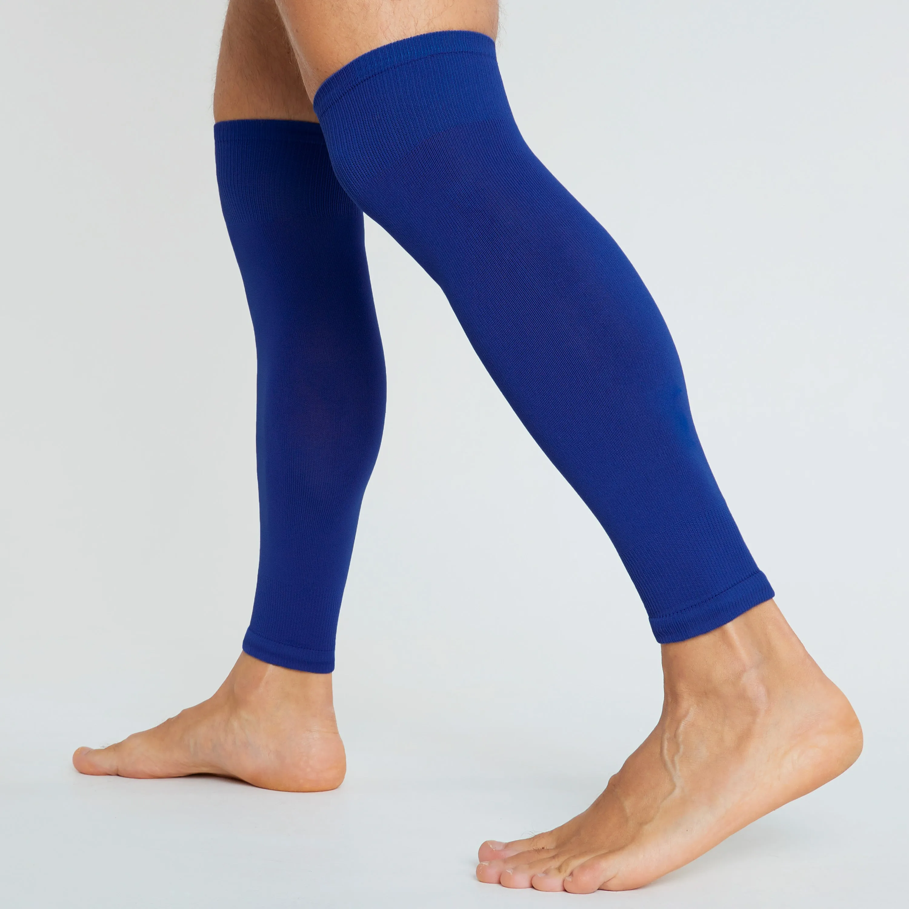 Football Sock Sleeves for Men and Teenagers - Leg Warmers Shin Guard Sleeves