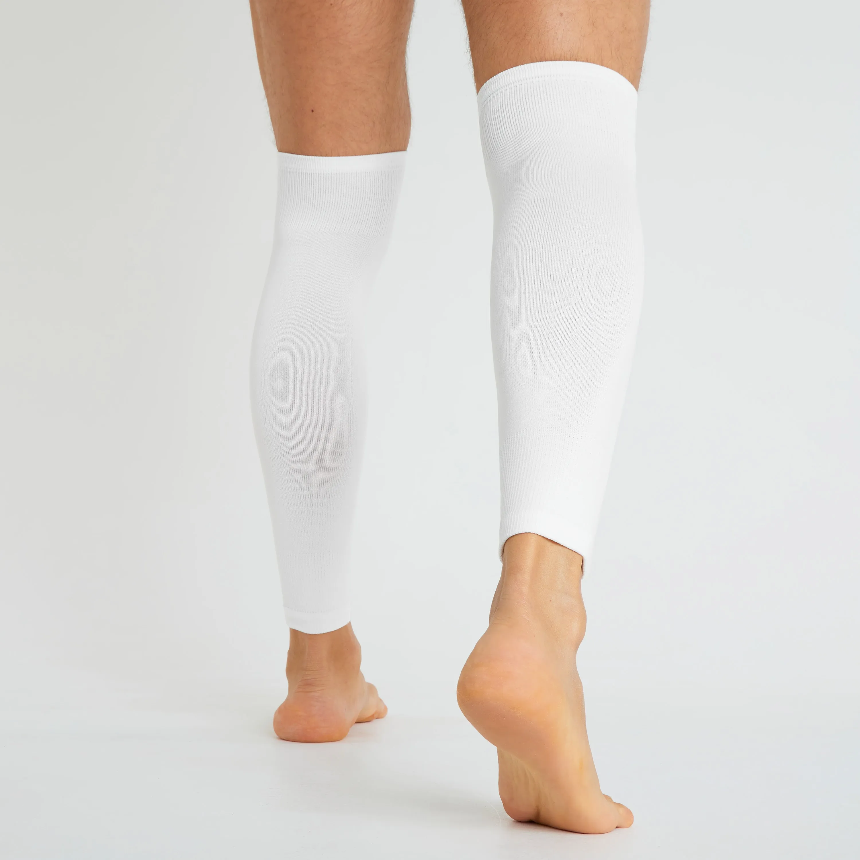 Football Sock Sleeves for Men and Teenagers - Leg Warmers Shin Guard Sleeves