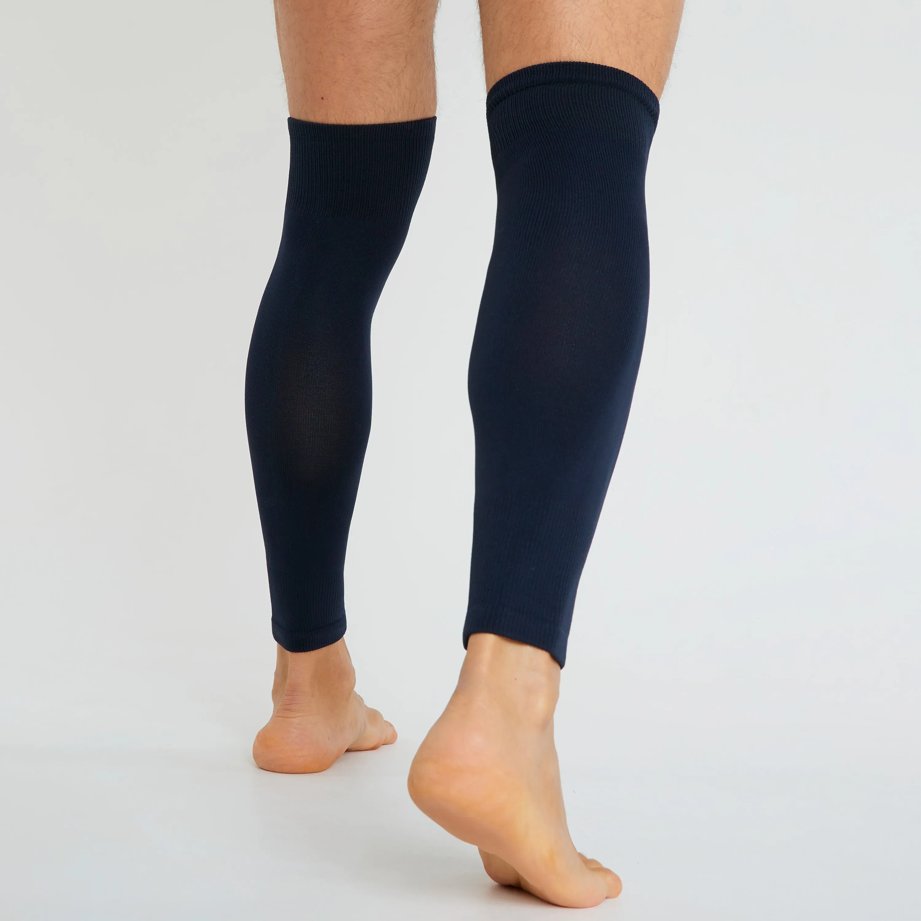 Football Sock Sleeves for Men and Teenagers - Leg Warmers Shin Guard Sleeves