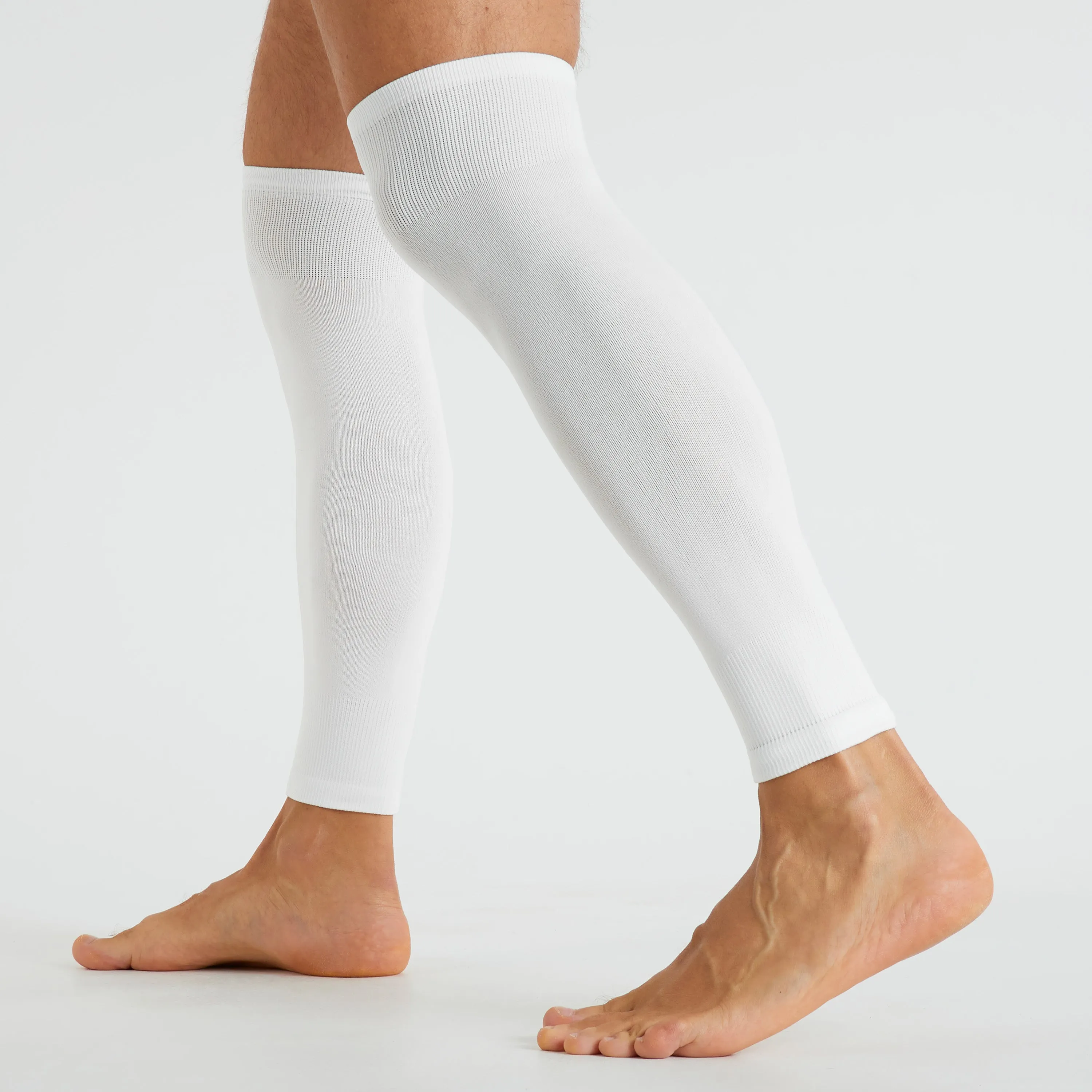 Football Sock Sleeves for Men and Teenagers - Leg Warmers Shin Guard Sleeves