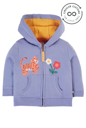 Frugi Baby Girls Tiger Carbis Hoodie
