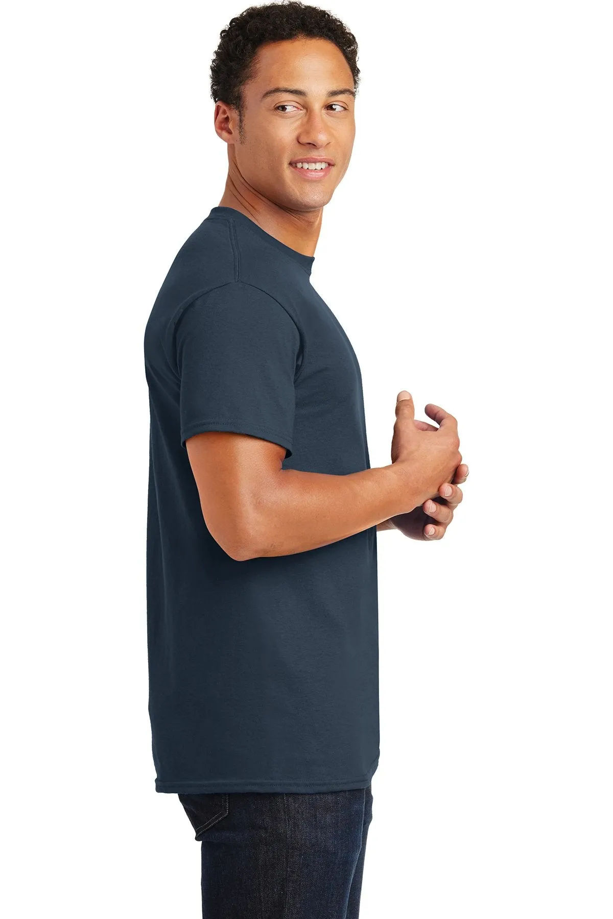 Gildan Ultra Cotton T Shirt Blue Dusk