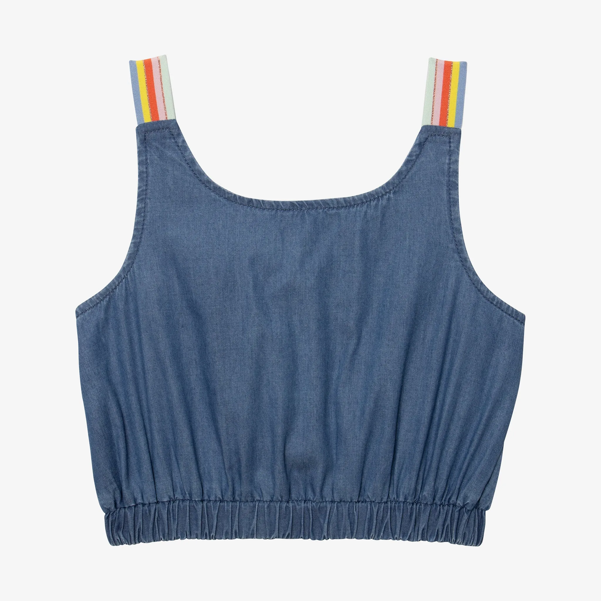 Girls' blue tank top
