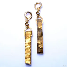Gold Titanium Dipped Chalcedony from Diablo Organics