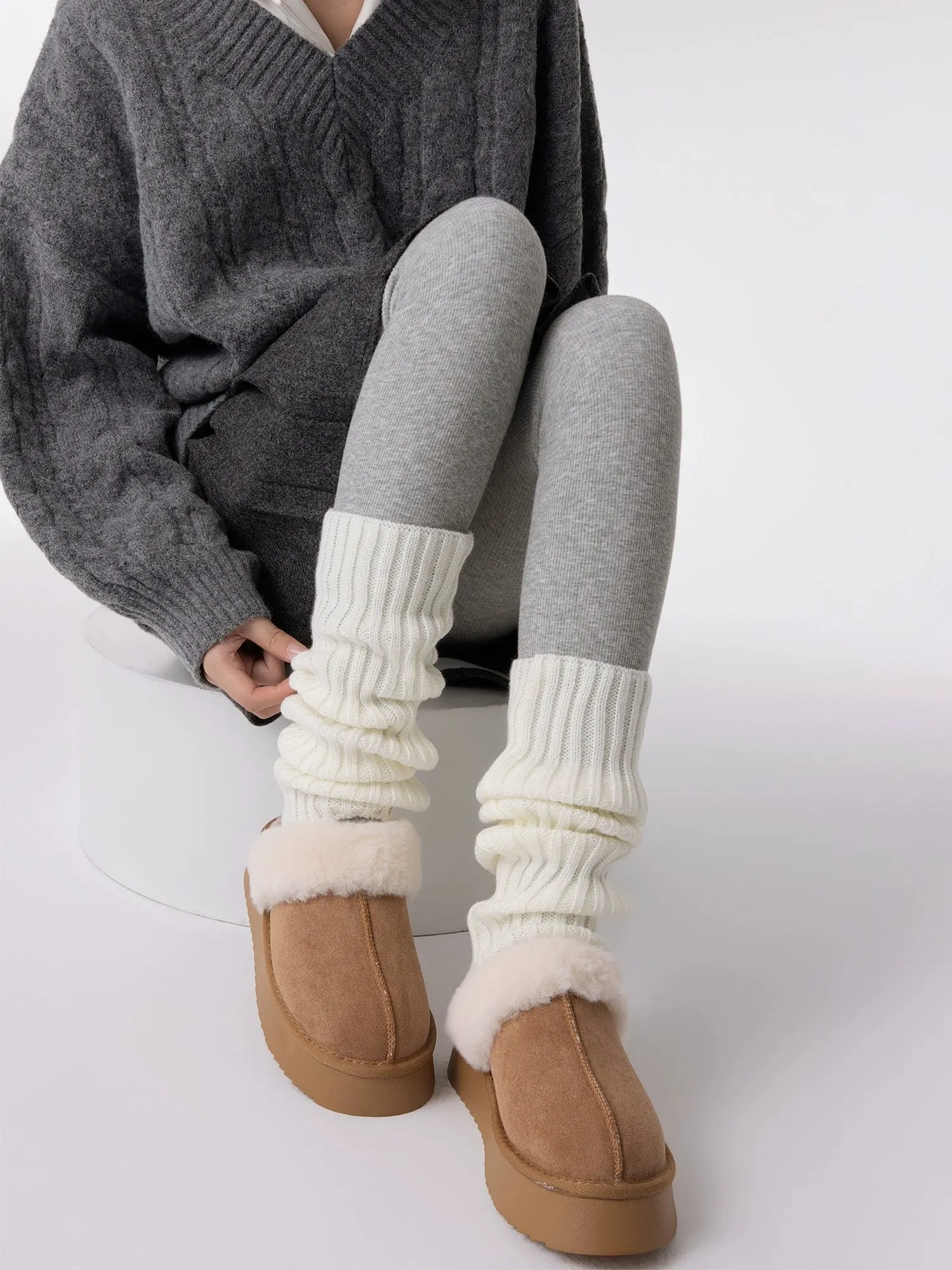Harajuku Heat Cute Girl JK Uniform Leg Warmers