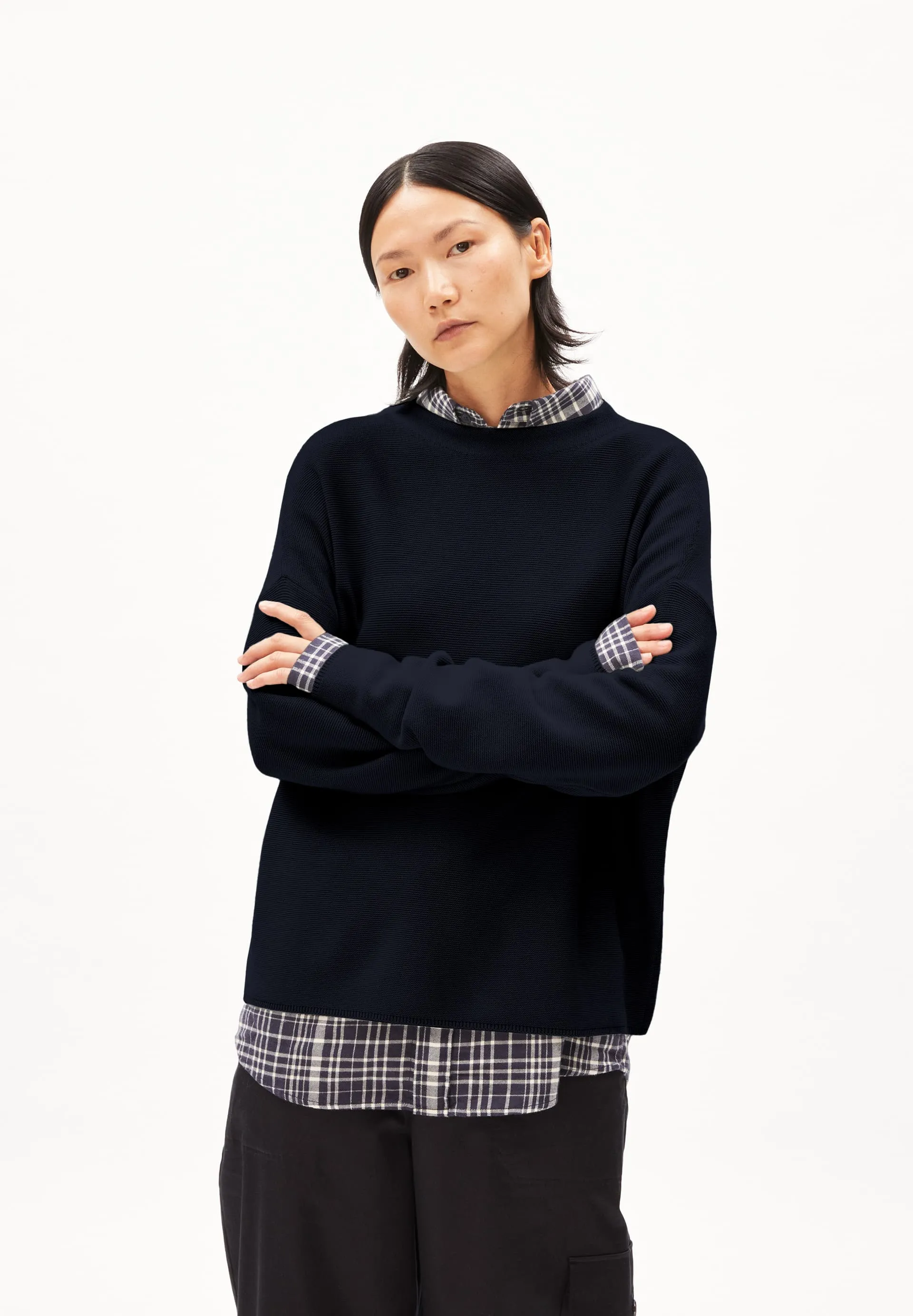 LAST ONE in XS - Merina Links Links Sweater - Night Sky