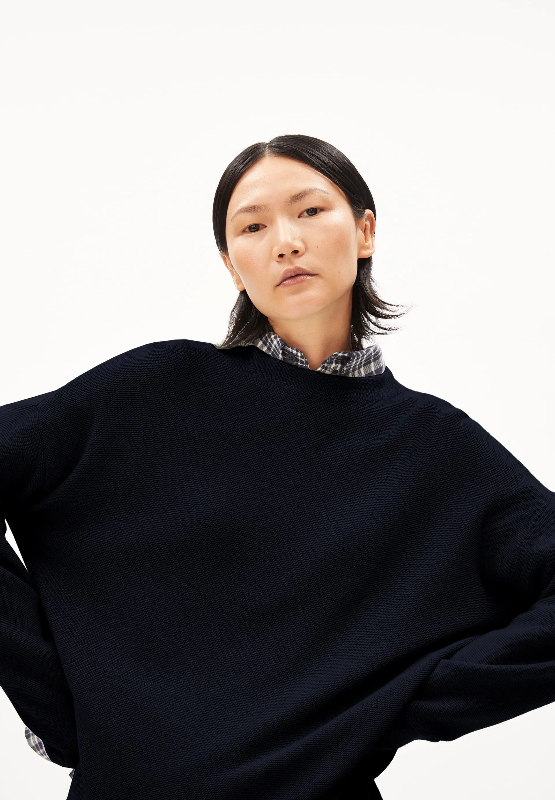 LAST ONE in XS - Merina Links Links Sweater - Night Sky