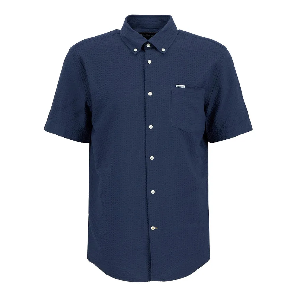 Longhall Seersucker Short Sleeve Shirt