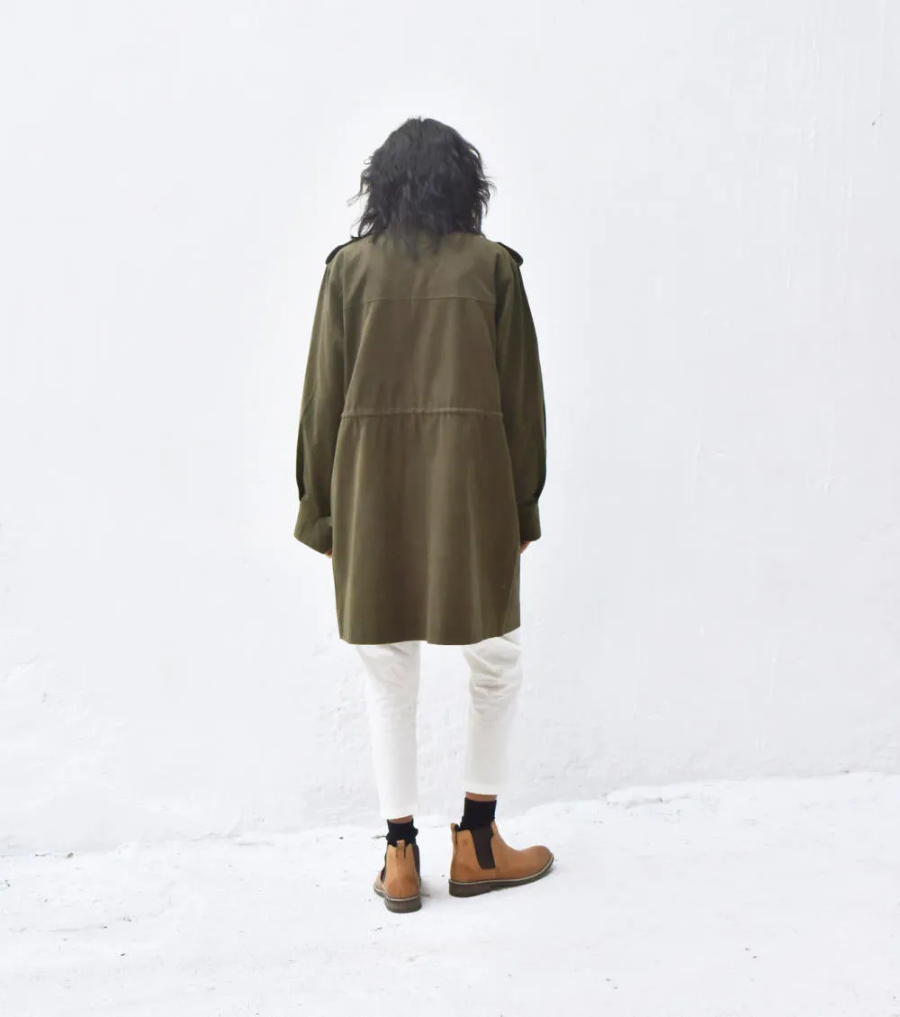 Olive Parka Jacket