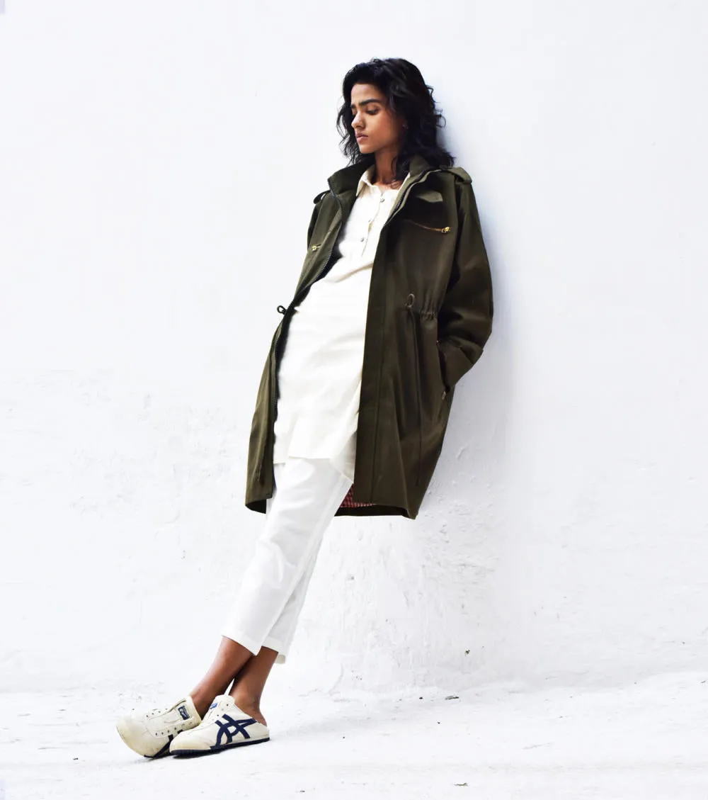 Olive Parka Jacket