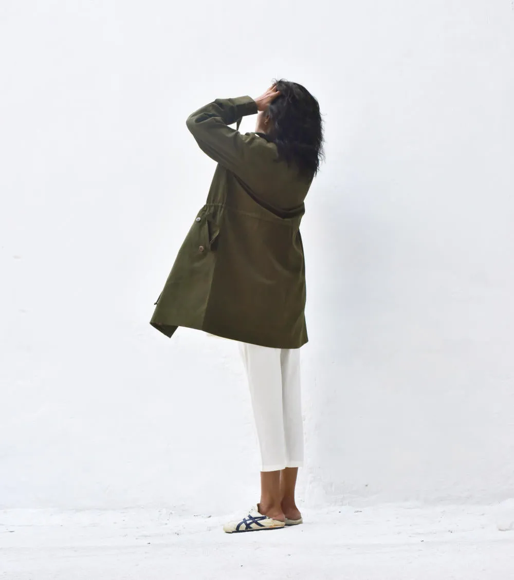 Olive Parka Jacket
