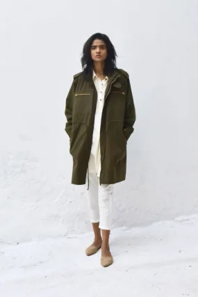 Olive Parka Jacket