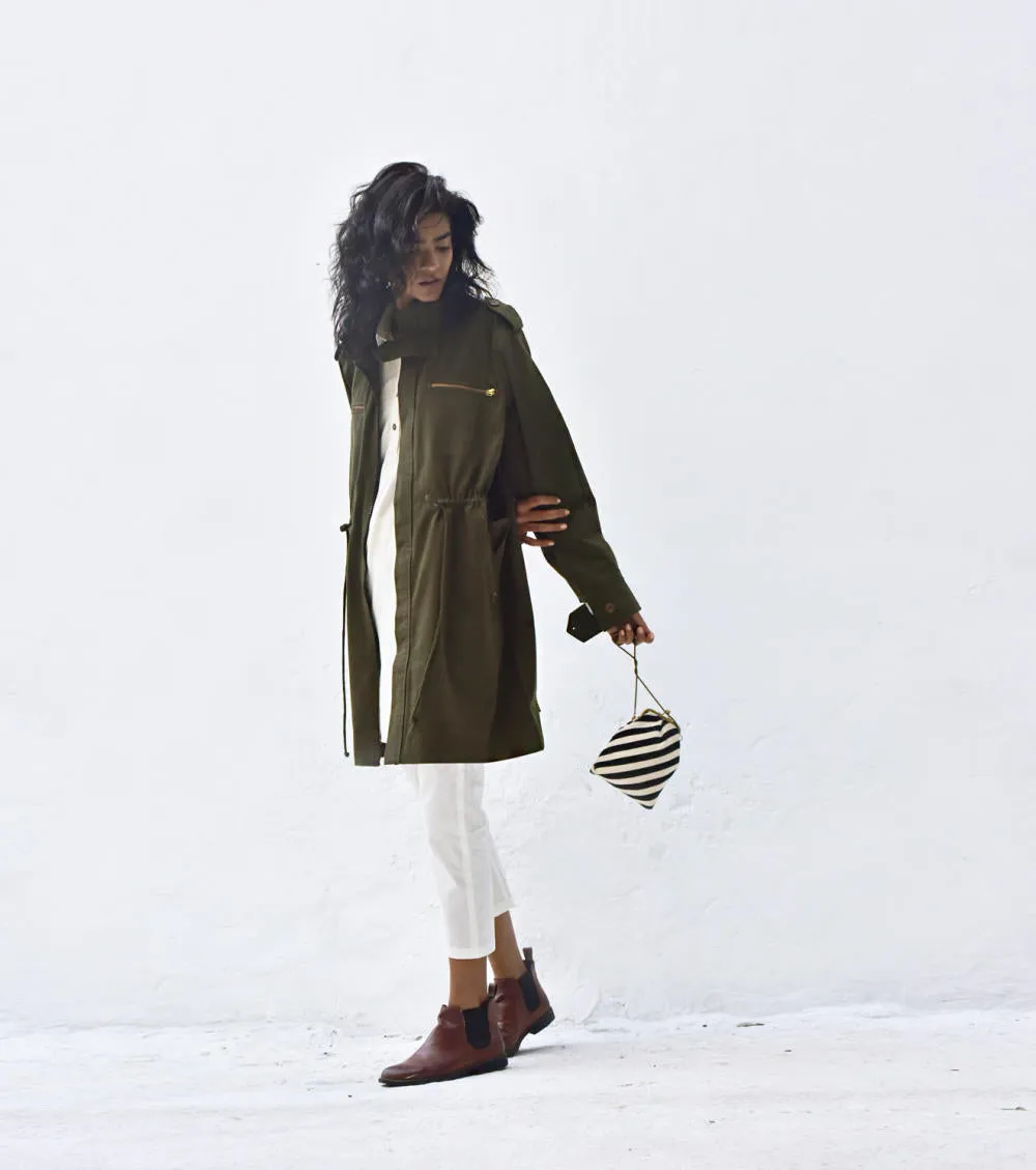 Olive Parka Jacket
