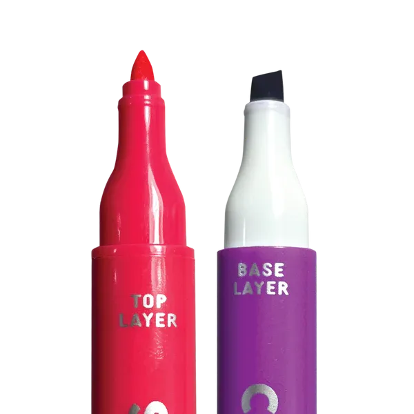 Ooly Color Layers Double Ended Layering Markers - Set of 8