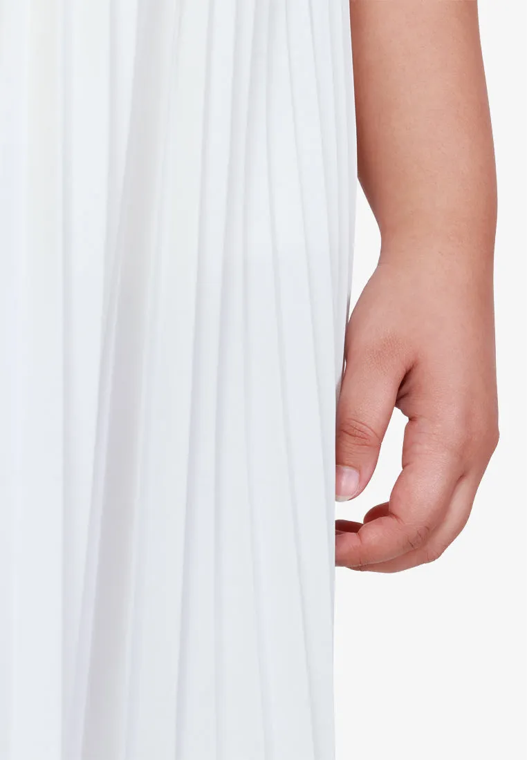 Posey Pretty Pleated Long Skirt