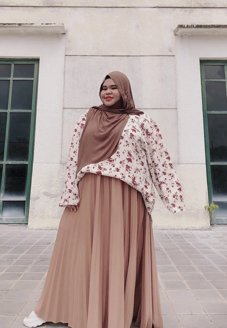 Posey Pretty Pleated Long Skirt