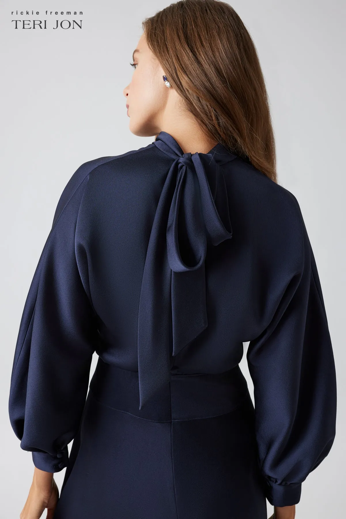 Roll Neck Midi Dress