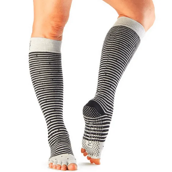 Scrunch Half-Toe Knee high Grip Socks (Barre / Pilates)
