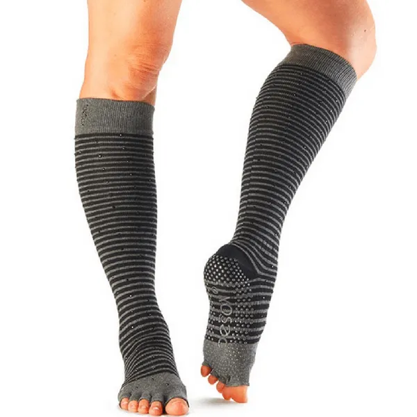 Scrunch Half-Toe Knee high Grip Socks (Barre / Pilates)